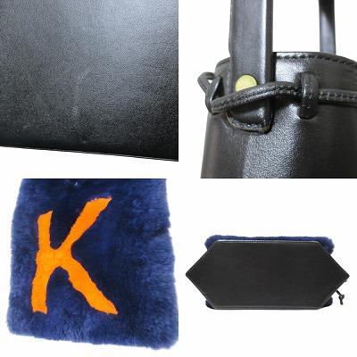 ラドロー LUDLOW 19AW イニシャル ファーバッグ ハンドバッグ 鞄
