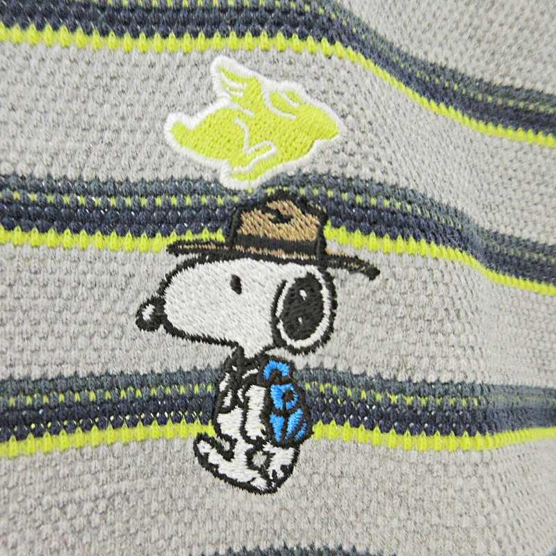 美品　パーリーゲイツ　スヌーピー　ボーダー　ポロシャツ 中古 メンズ パーリーゲイツ PEARLY GATES 半袖ポロシャツ 4(M