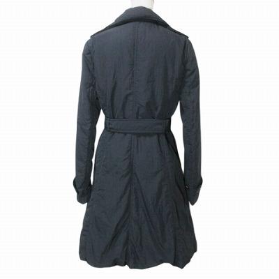 theory luxe セオリーリュクス ナイロン ロングダウントレンチ