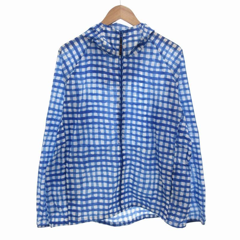 ユニクロ UNIQLO MARNI マルニ　ポケッタブルパーカ チェック　コラボ ユニクロ（UNIQLO） × MARNI マルニ 美品 ポケッタブルパーカー
