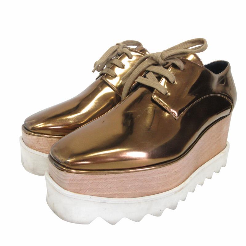 ステラマッカートニー STELLA McCARTNEY Elyse Metallic Platform 