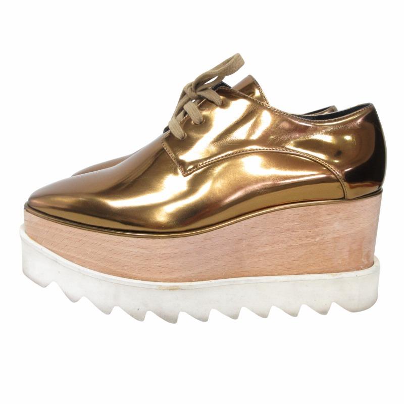 ステラマッカートニー STELLA McCARTNEY Elyse Metallic Platform 