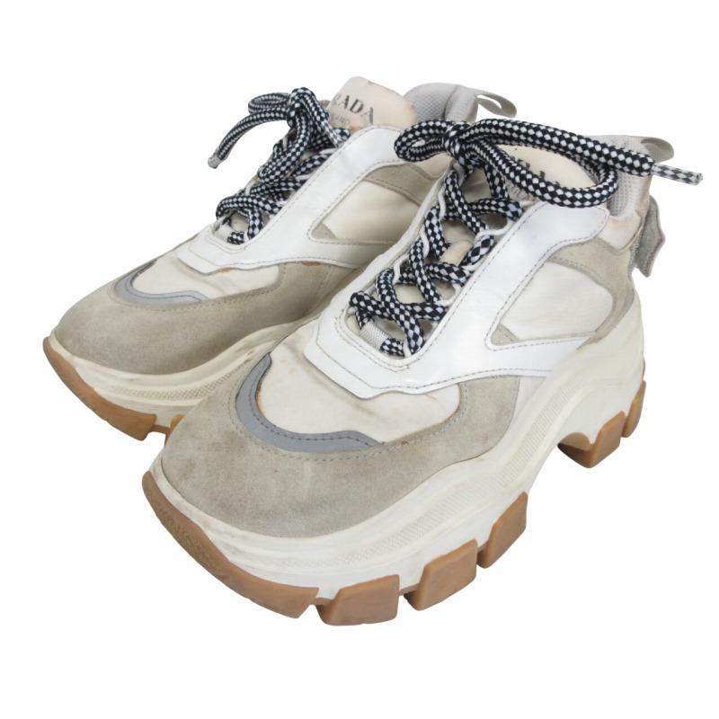 PRADA プラダ ペガサス チャンキーソール ブロックスニーカー