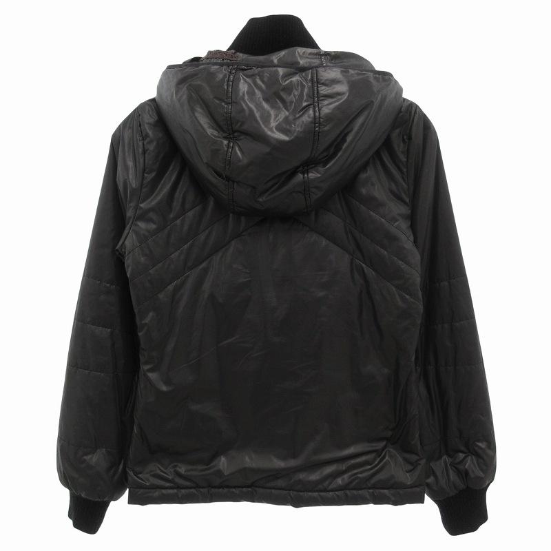 DIESEL（ディーゼル） 中綿ジャケット ブルゾン フード ニット切替 