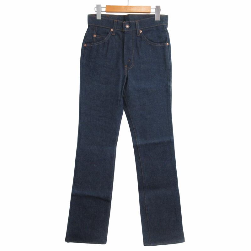 【中古】Levi's フラッシャー付 80's 20517-0217 デッドストック デニム オレンジタブ リジッド 刻印585 W28 L34 Levi's（リーバイス） 未使用品 フラッシャー付 80's 20517-0217