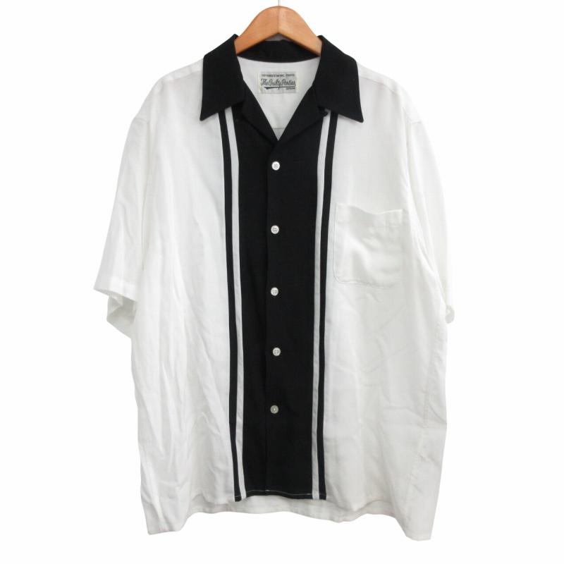GUILTY PARTIES ワコマリア ストライプ 半袖シャツ サイズXL WACKO MARIA ワコマリア GUILTY PARTIES 23SS TWO-TONE 50S