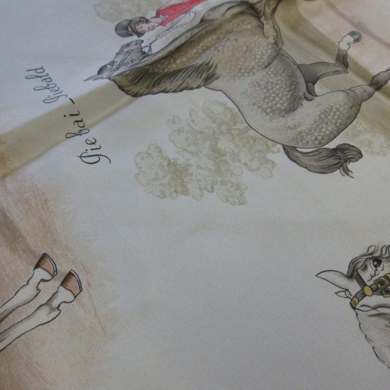 特価！HERMESエルメス カレ90 スカーフ LES ROBES 馬の毛色 エルメス カレ90 LES ROBES 馬の毛色 スカーフ シルク ブラウン