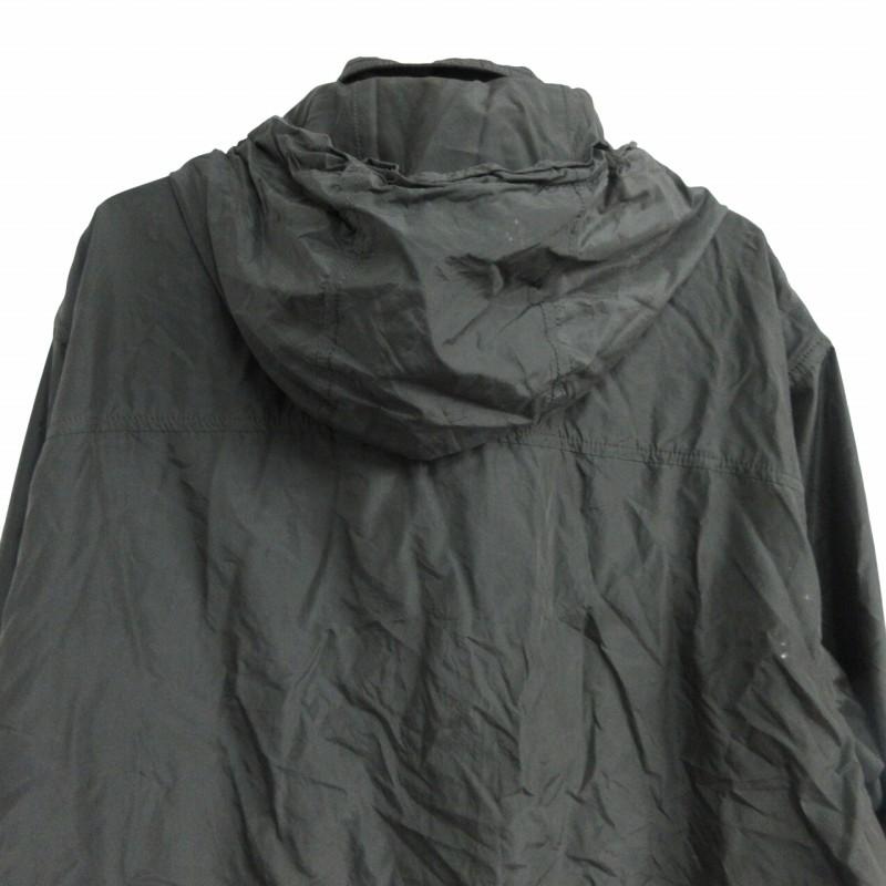 【中古】ブリオーニ BRIONI シルク テクニカルジャケット フーデッドブルゾン カーキ 大きいサイズ XL IBO78 メンズ ブリオーニ BRIONI シルク テクニカルジャケット フーデッドブルゾン