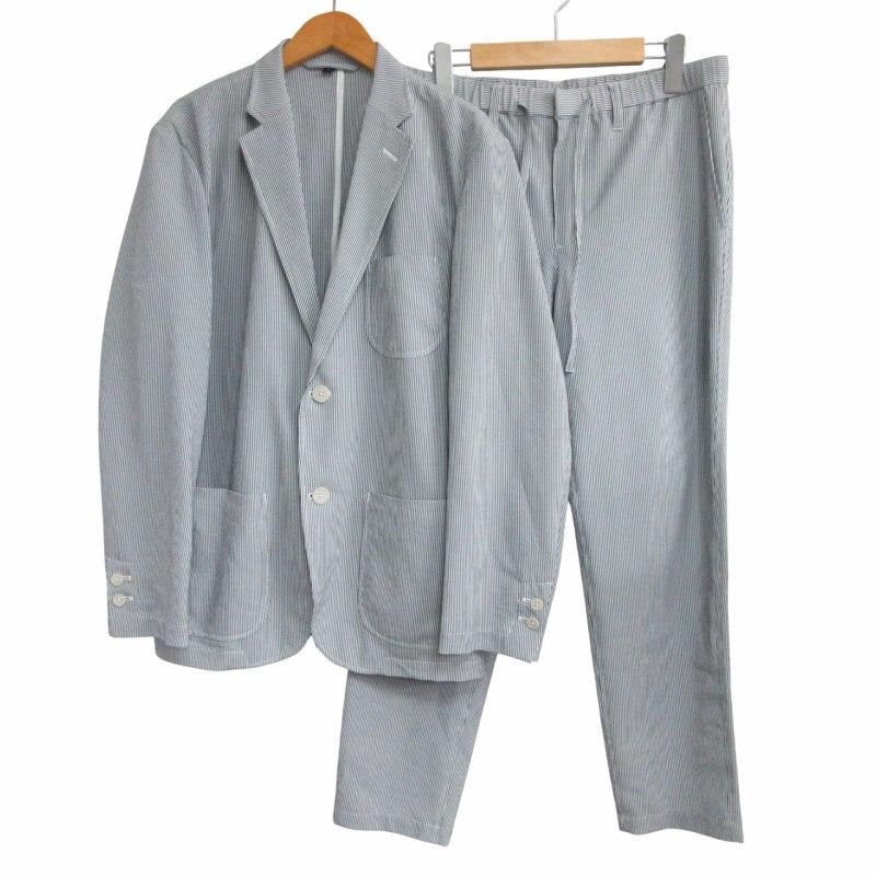 未使用品 無印良品 MUJI 極美品 シアサッカー スーツ