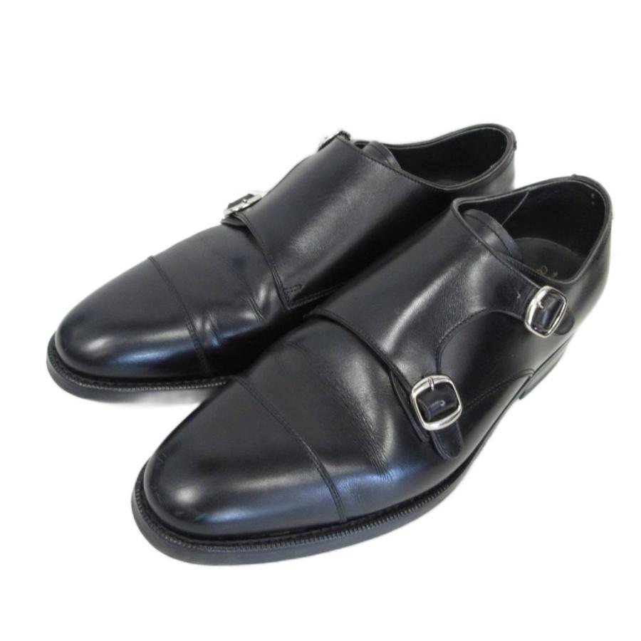 RAYMAR レイマー 革靴 黒 ダブルモンクストラップ 6.5 【RAYMAR