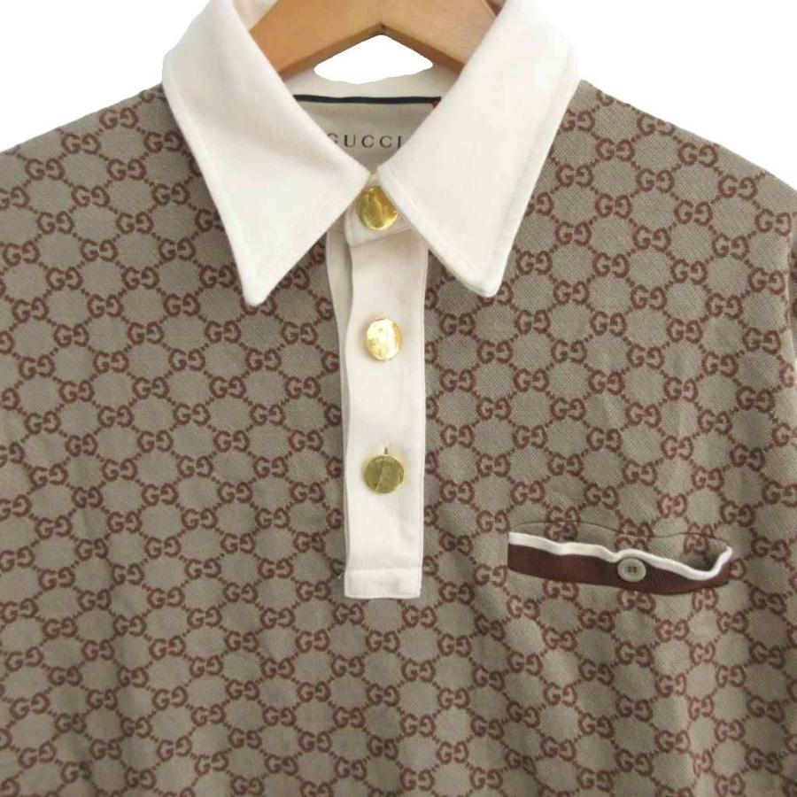 GUCCI（グッチ） 美品 22SS GGジャガード ポロシャツ 半袖 GG柄 GG