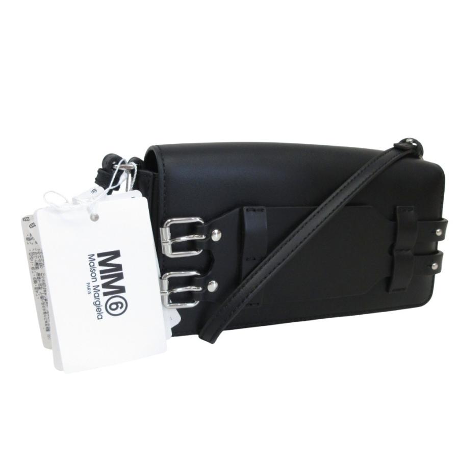 【中古】未使用品 MM6 メゾンマルジェラ タグ付 25SS BRACELET BAG ショルダーバッグ レザー SB6WG0018 ブラック 未使用品 MM6 メゾンマルジェラ タグ付 25SS BRACELET BAG スモール