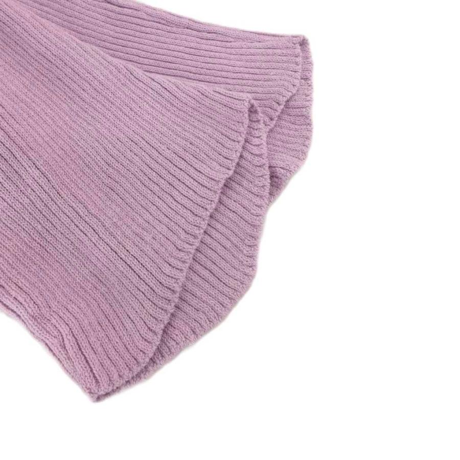 マメクロゴウチ 22SS カーディガン リネン 1 紫 マメクロゴウチ Mame Kurogouchi 22SS Washable Linen Knitted Cardiga