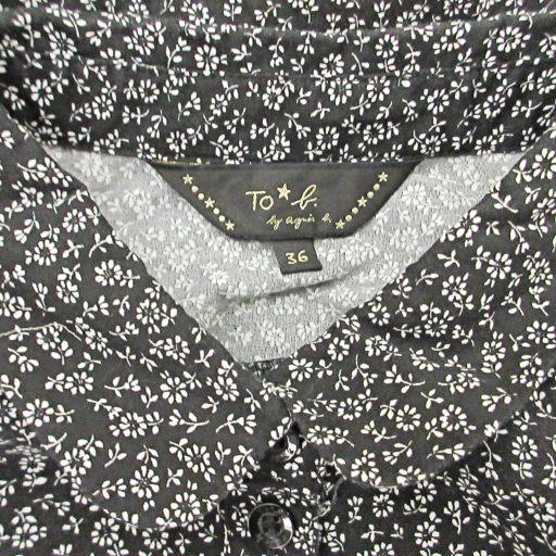 トゥービーバイアニエスベー To b. by agnes 小花柄 シャツ ワンピース