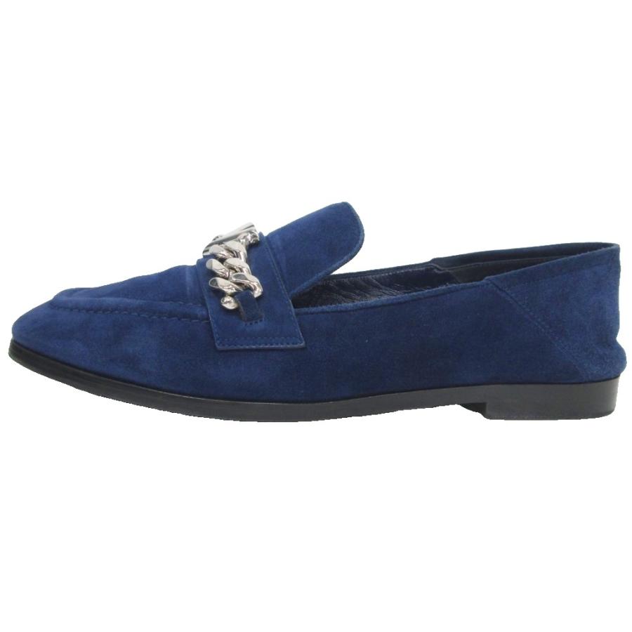 LOUIS VUITTON（ルイ・ヴィトン） スエード チェーンビット ローファー