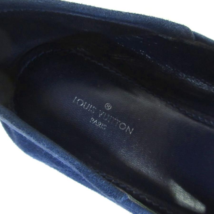 LOUIS VUITTON（ルイ・ヴィトン） スエード チェーンビット ローファー