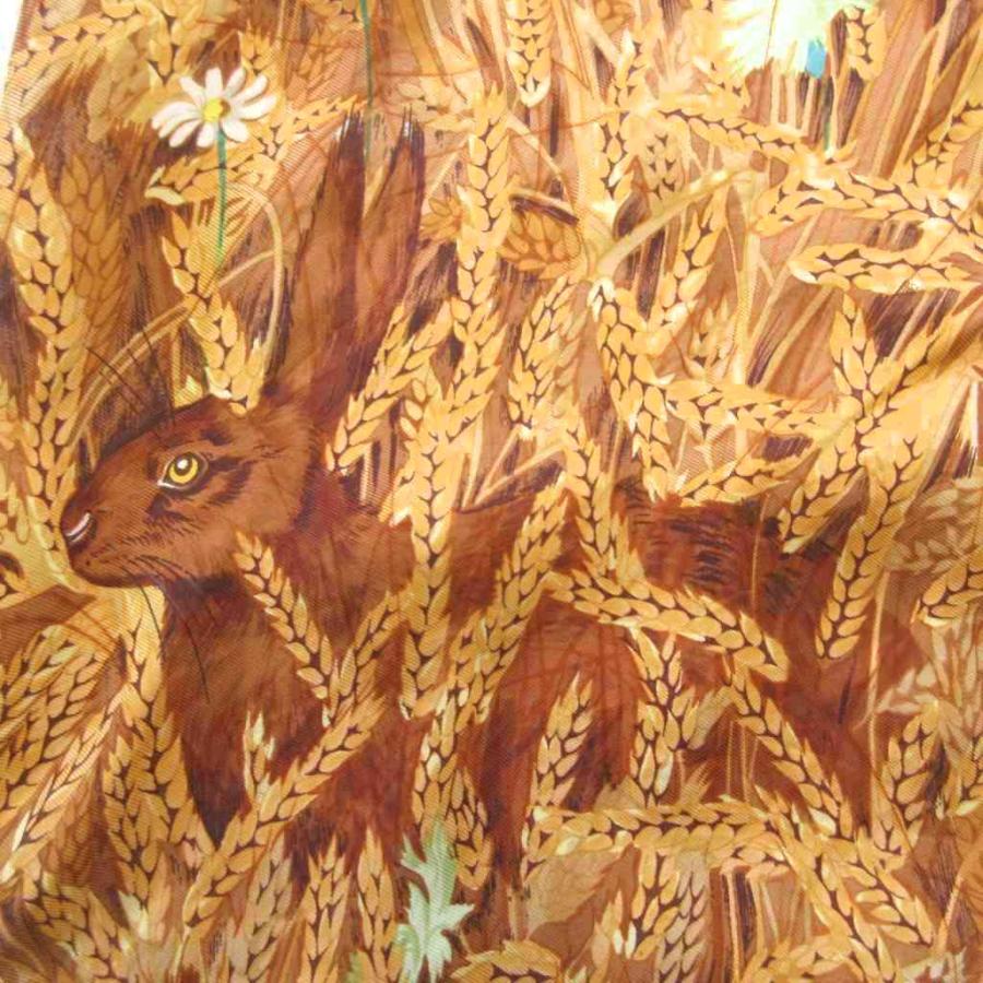 HERMES（エルメス） HERMES Champ de Bl? ツイルレーヌ 麦畑とうさぎ