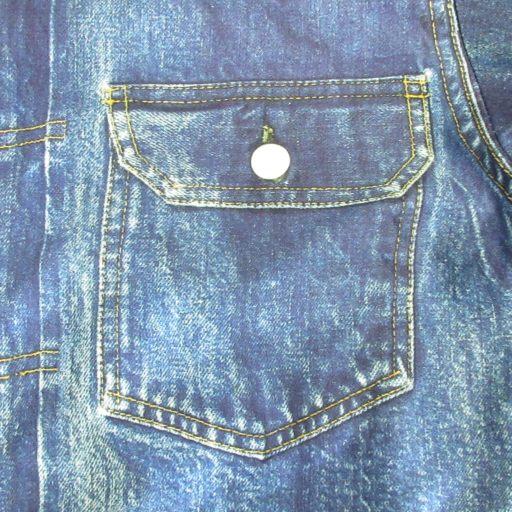 【中古】未使用品 TOLQ × Yutaka.F 藤原裕 希少 1950 Type-2 T-Backトロンプルイユ 2nd デニムジャケット 転写 40 未使用品 TOLQ Archives × Yutaka.F 藤原裕 Type-2 T-Back Trompe L