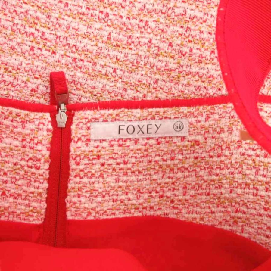 FOXEY ノースリーブ ツイードワンピース　38 FOXEY（フォクシー） 未使用品 ツイードワンピース ひざ丈