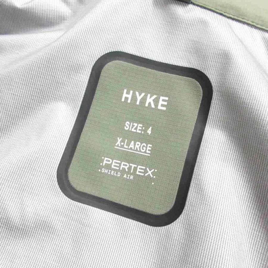 ハイク HYKE 24AW PERTEX SHELL JACKET パーテックス シェル ナイロン