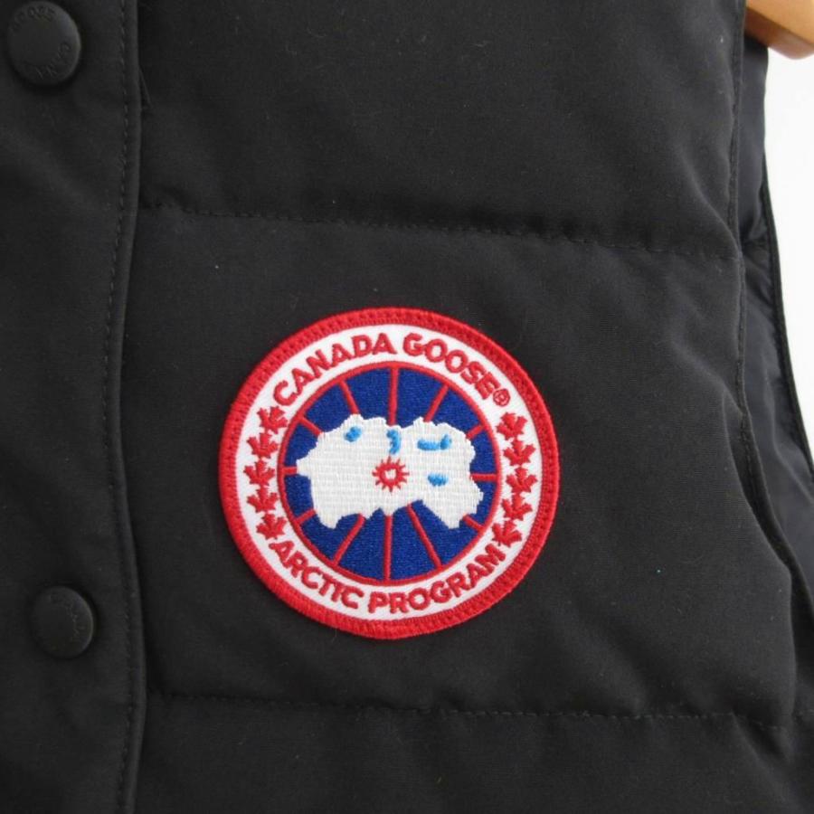 良品☆カナダグース・フリースタイル ワッペン付 ダウンベスト(XS