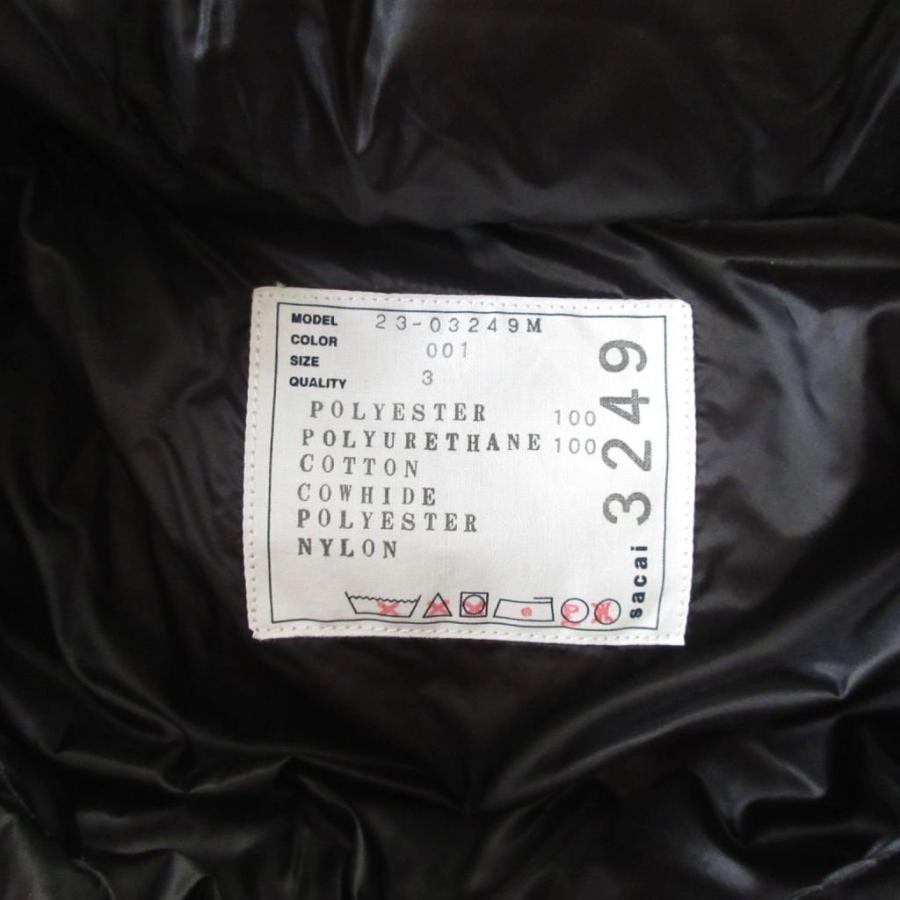 サカイ sacai 23AW Matte Taffeta Water-Repellent Padded Blouson 23
