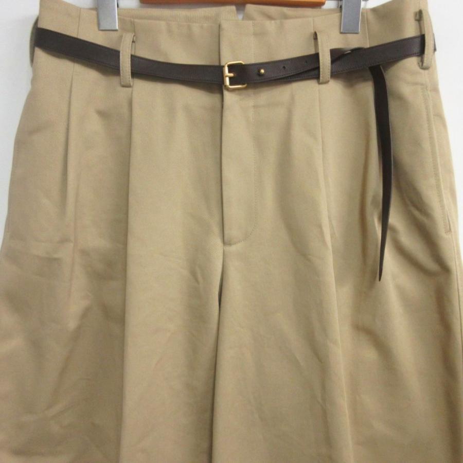 【中古】RECTO レクト 25年 COTTON PANTS ベルト付 チノパン トラウザー 韓国ブランド ベージュ L メンズ RECTO レクト 25年 COTTON PANTS ベルト付 チノパン トラウザー 韓国