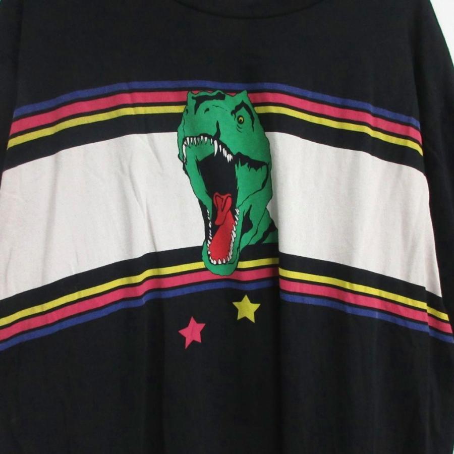 サンローラン パリ SAINT LAURENT PARIS 17SS ダイナソー Tシャツ 恐竜