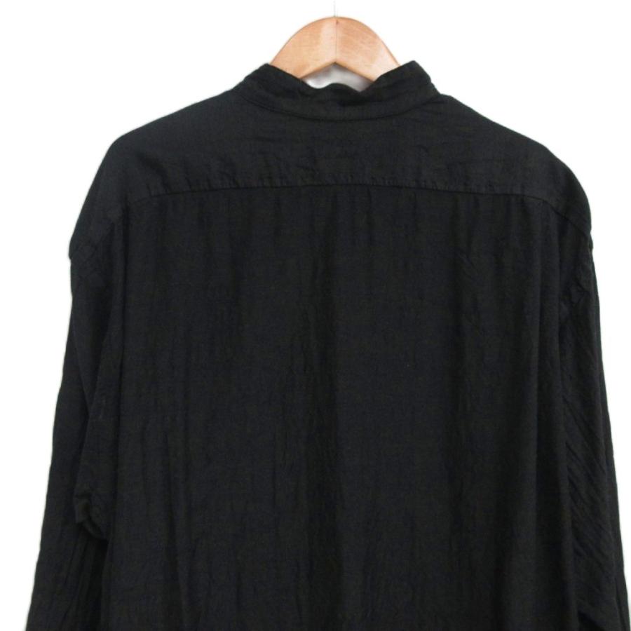 コモリ COMOLI 22SS ウールシルクプルオーバーシャツ V01-02014 長袖