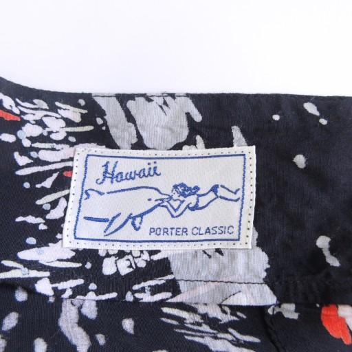 ポータークラシック Porter Classic アロハシャツ 総柄 シネマ柄 ロゴ