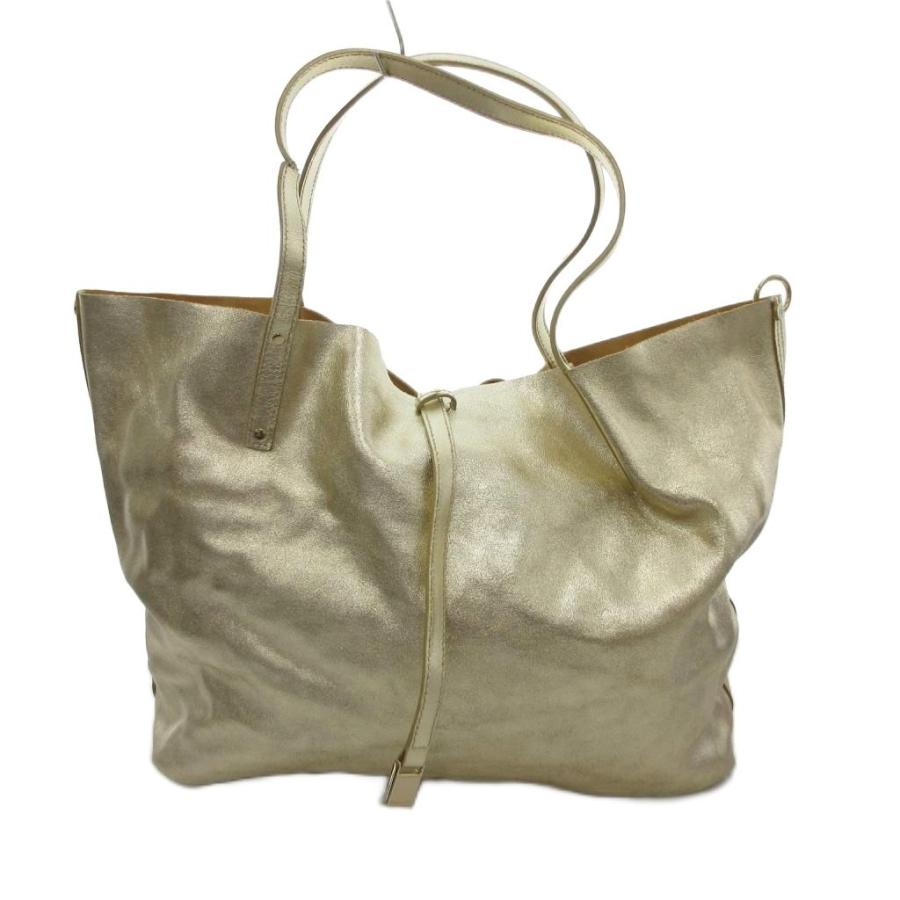 ティファニー TIFFANY & CO. メタリック リバーシブル トートバッグ