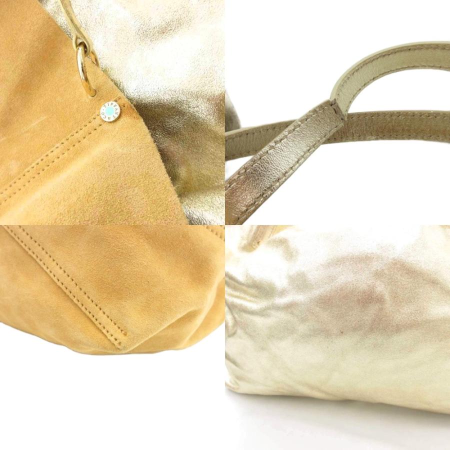 ティファニー TIFFANY & CO. メタリック リバーシブル トートバッグ