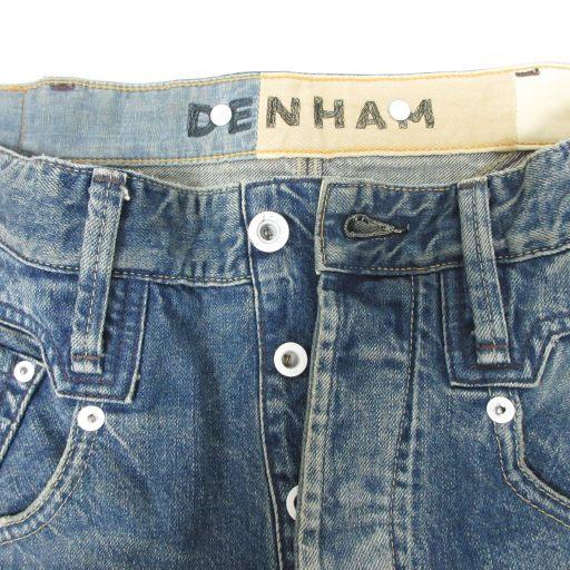 デンハム DENHAM CROSSBACK MIJHW デニムパンツ ジーンズ リペア加工