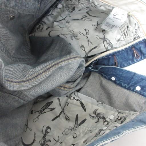 デンハム DENHAM CROSSBACK MIJHW デニムパンツ ジーンズ リペア加工