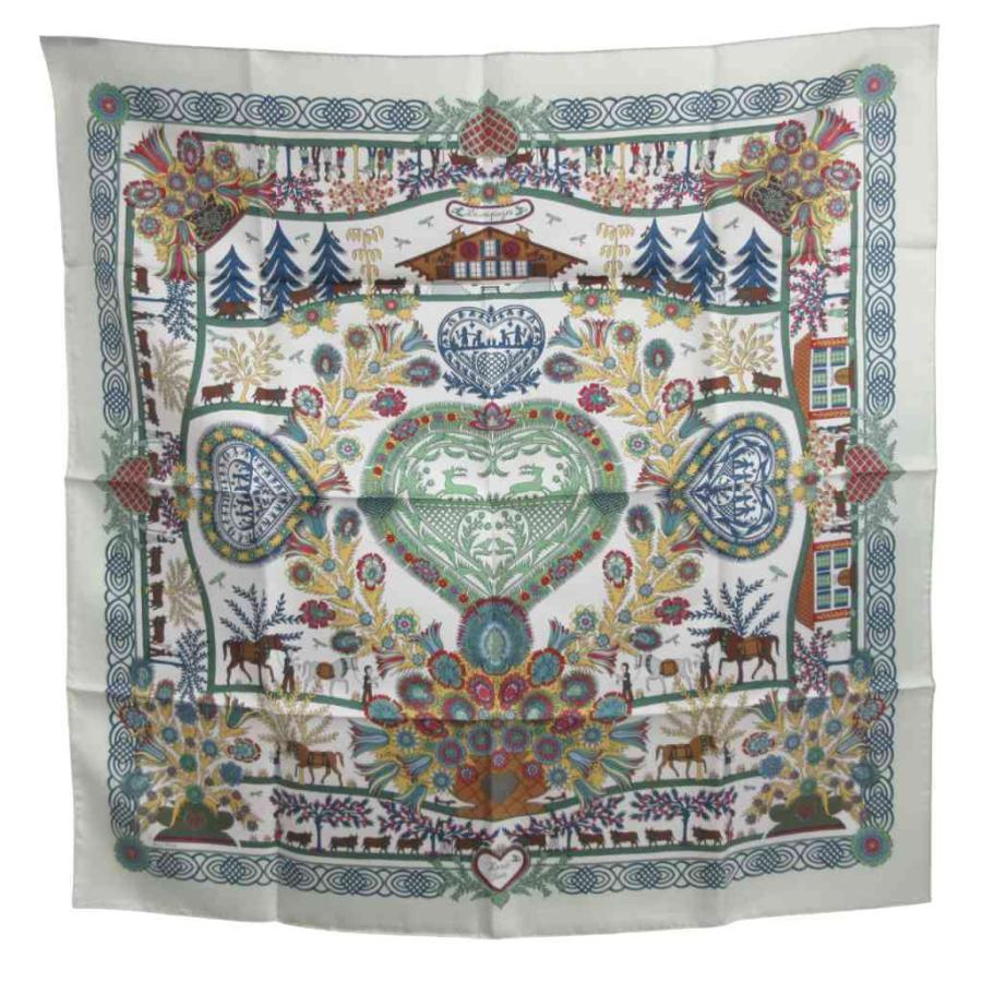 HERMES 未使用品 エルメス カレ 90 Decoupages デコパージュ 切り絵