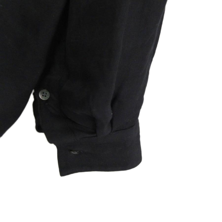 【中古】シュタイン ssstein 25SS Vis Li Twill Oversized Skipper Shirts ST.1162 スキッパーシャツ 黒 ブラック S シュタイン ssstein 25SS Vis Li Twill Oversized Skipper Shirts ST