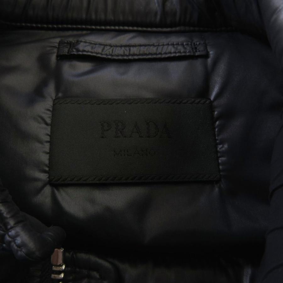 PRADA（プラダ） 美品 トライアングルロゴ バイカー ダウンジャケット