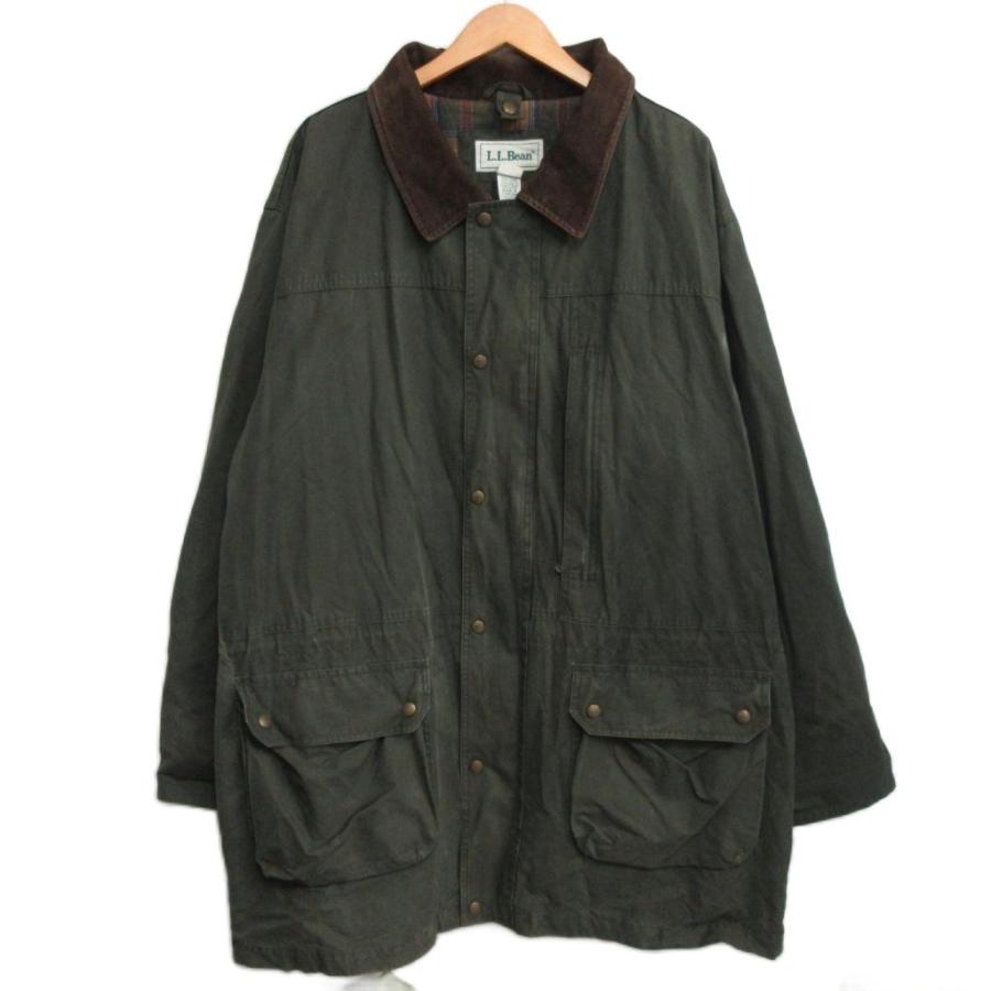 カーキ コットンジャケット チェック裏地 Mc Orvis 90年代 イギリス製