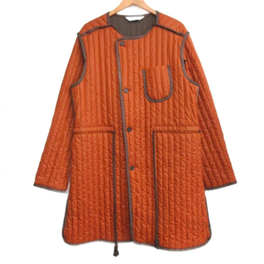 【中古】サスクワッチファブリックス SASQUATCH fabrix 23AW プリマロフト キルティング コート オレンジ L  ■MNK2 サスクワッチファブリックス SASQUATCH fabrix 23AW QUILT LINER COAT