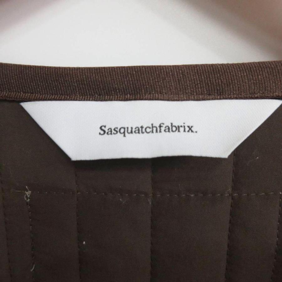 【中古】サスクワッチファブリックス SASQUATCH fabrix 23AW プリマロフト キルティング コート オレンジ L  ■MNK2 サスクワッチファブリックス SASQUATCH fabrix 23AW QUILT LINER COAT