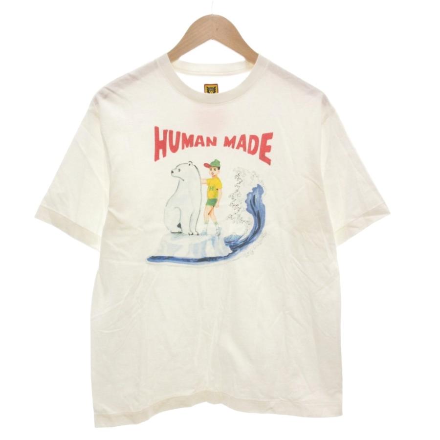 ヒューマンメイド HUMAN MADE 美品 Tシャツ M 半袖 しろくま 五月女