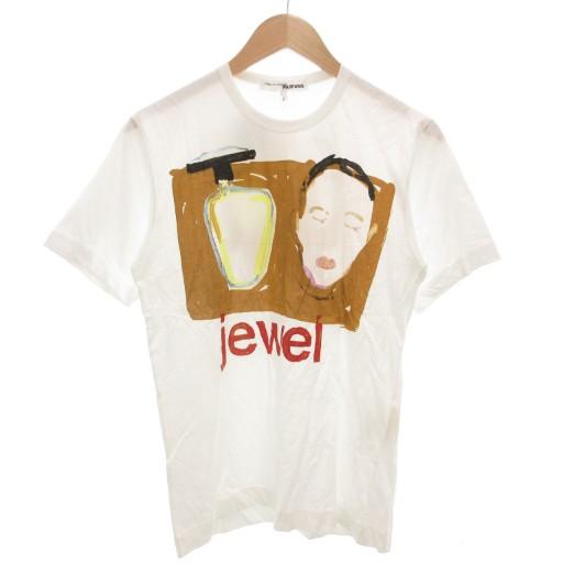 【中古】コムデギャルソン COMME des GARCONS パルファム PARFUMES 2004年 Jewel プリントTシャツ 半袖 S コムデギャルソン COMME des GARCONS パルファム PARFUMES 2004年