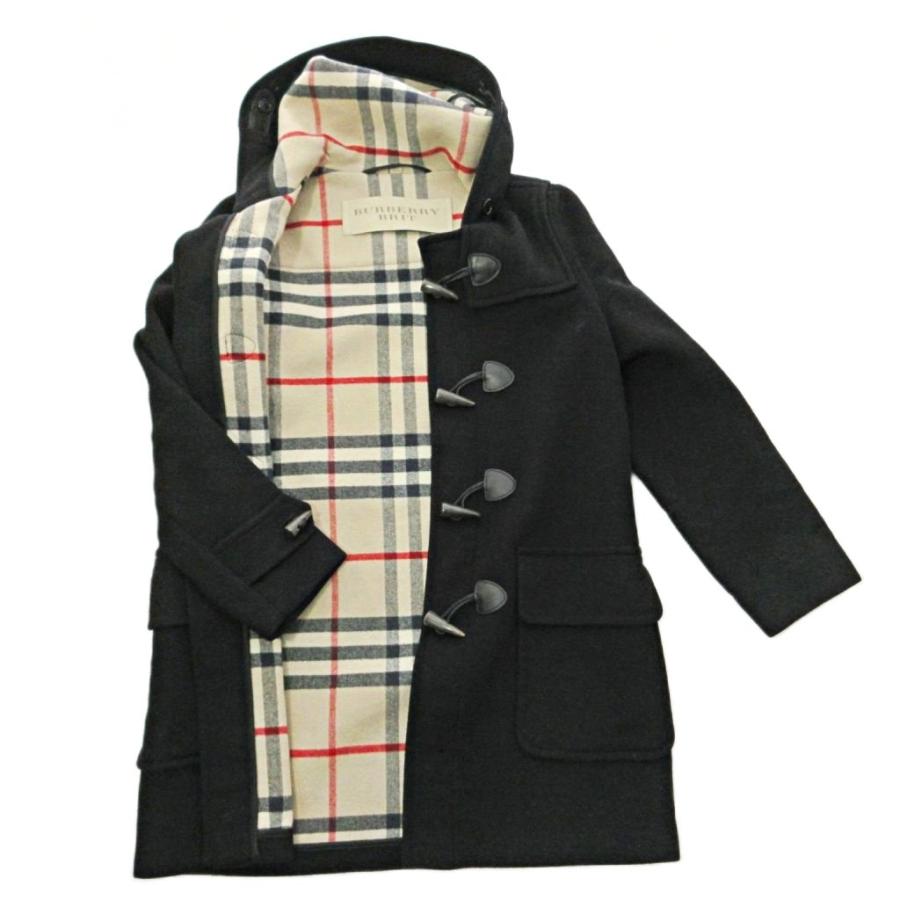 BURBERRY BRIT ダッフルコート ウール　ノバチェック　ブラック　40 バーバリーブリット BURBERRY BRIT ウール ダッフルコート ジャケット