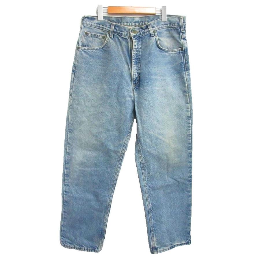 カーハート carhartt 00s フランネルライナー バギーデニム ジーンズ