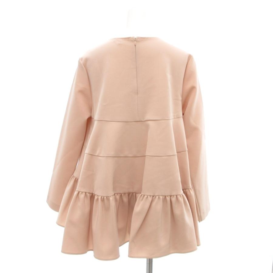 美品✨YORI ヨリ　ティアードギャザーブラウス ゆったり　洗える ヨリ yori 21AW ティアードギャザーブラウス チュニック 長袖 36