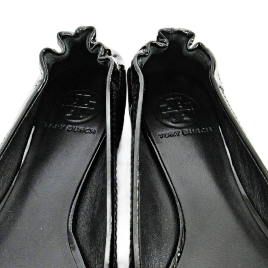 TORY BURCH トリーバーチ 美品 パテントレザー バレエシューズ