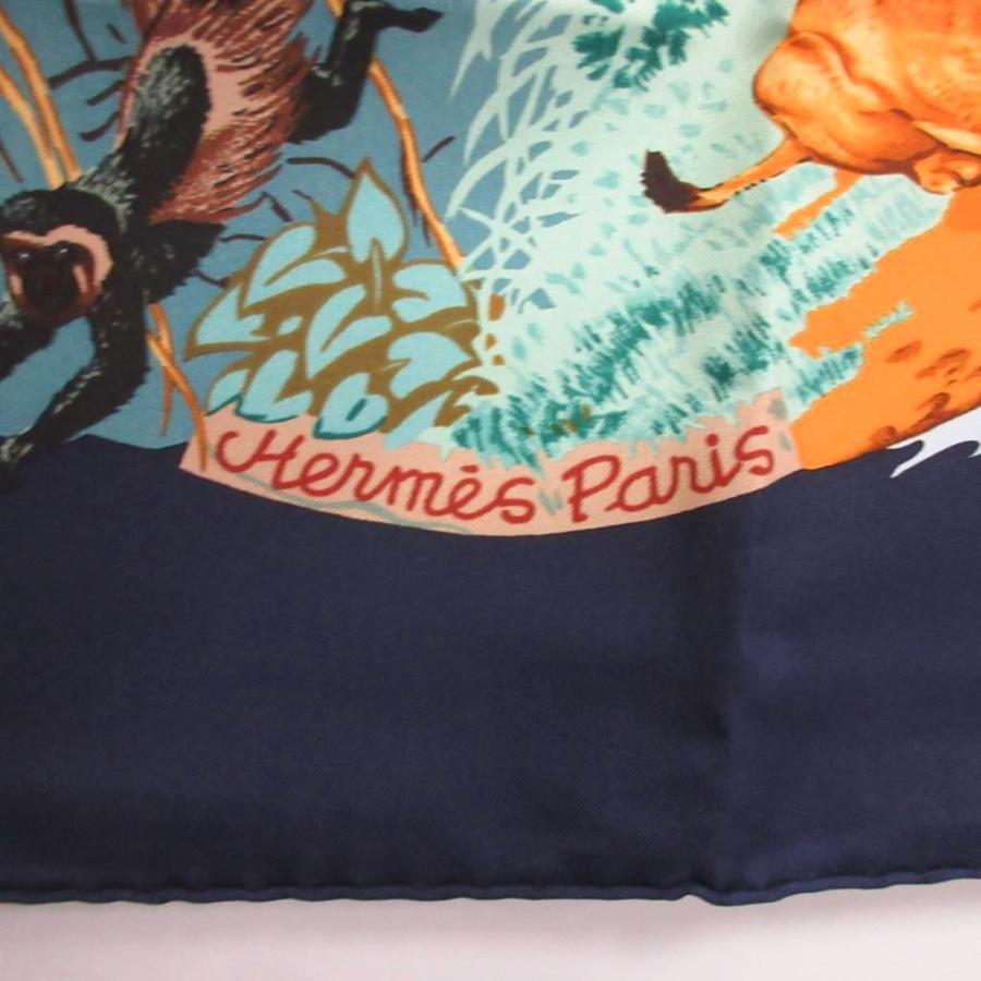 極美品 HERMES エルメス スカーフ カレ90 AFRICA アフリカ HERMES（エルメス） 極美品 カレ 90 AFRICA アフリカ スカーフ シルク