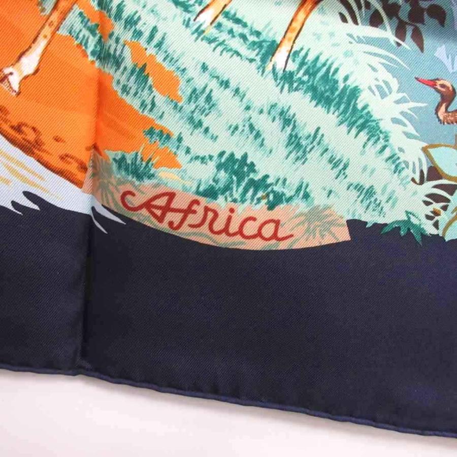 HERMES（エルメス） 極美品 カレ 90 AFRICA アフリカ スカーフ シルク