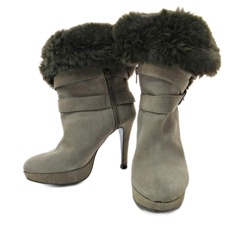 美品【DIANA】ダイアナ　ブーツ　25センチ　スエード パール装飾付き 美品【DIANA】ダイアナ ブーツ 25センチ スエード パール装飾付き