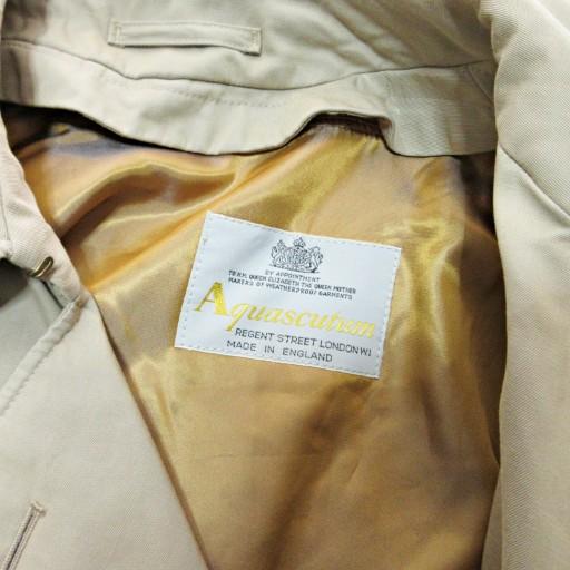 アクアスキュータム AQUASCUTUM Aqua5 トレンチコート ジャケット
